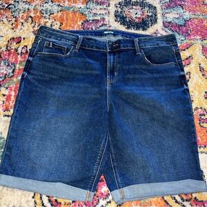 Old Navy Dark Blue Jean Shorts